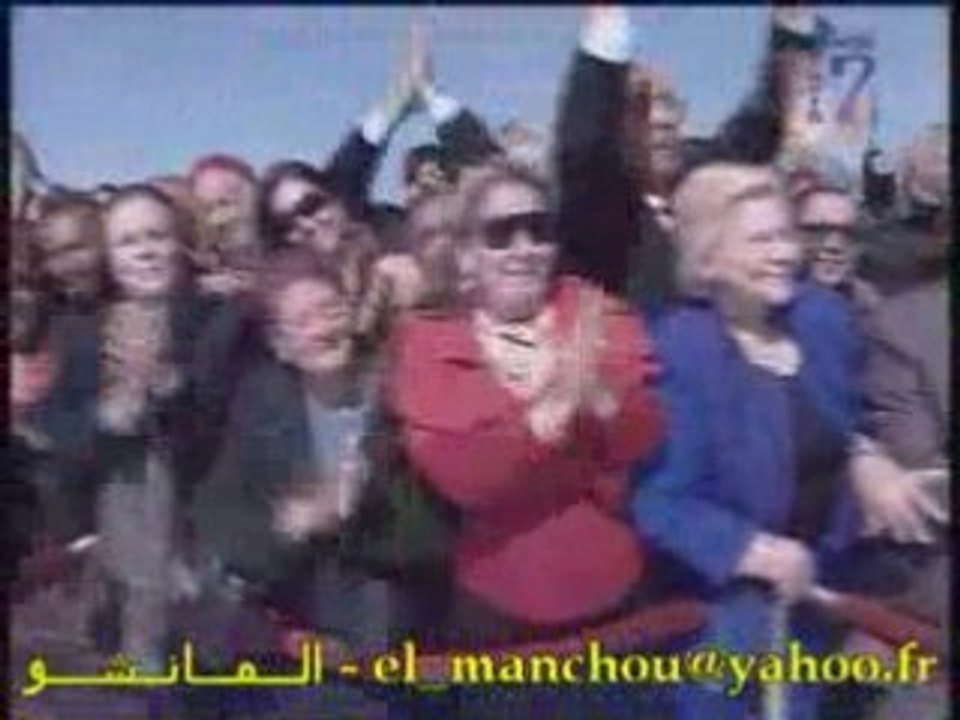 Tunisie Tunis Tunisien Visite de BenAli Sijoumi 9 Avril