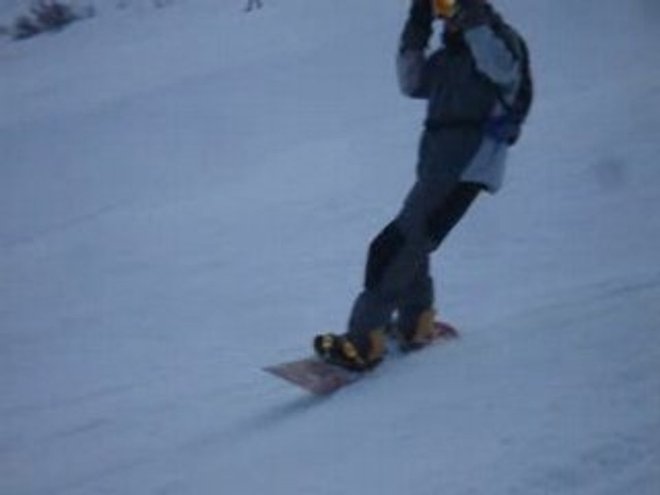 SkIROGlisse deuxième 360 raté