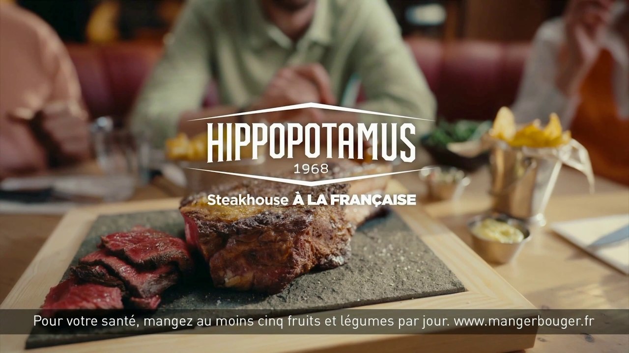 Publicité Hippopotamus Steakhouse à la française.