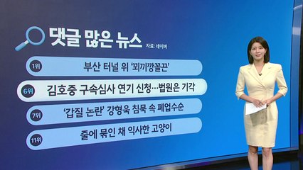 실질근로소득/꾀끼깡꼴끈/김호중/고양이 익사 [앵커리포트]  / YTN