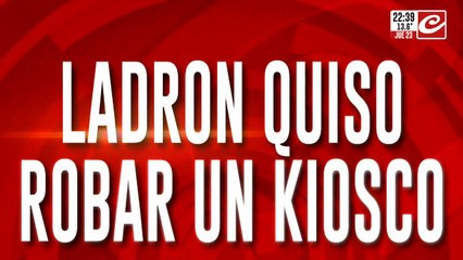 Ladrón quiso robar un kiosco: "trapito chorro" se comió 12 piñas
