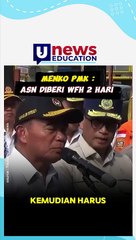 MENKO PMK ASN DIBERI WFH 2HARI