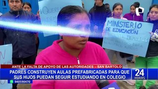 Padres denuncian mal estado de institución educativa en Villa María del Triunfo