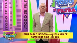 Jesús Barco hace polémico reto con hija de Samahara Lobatón al enseñarle a decir lisuras