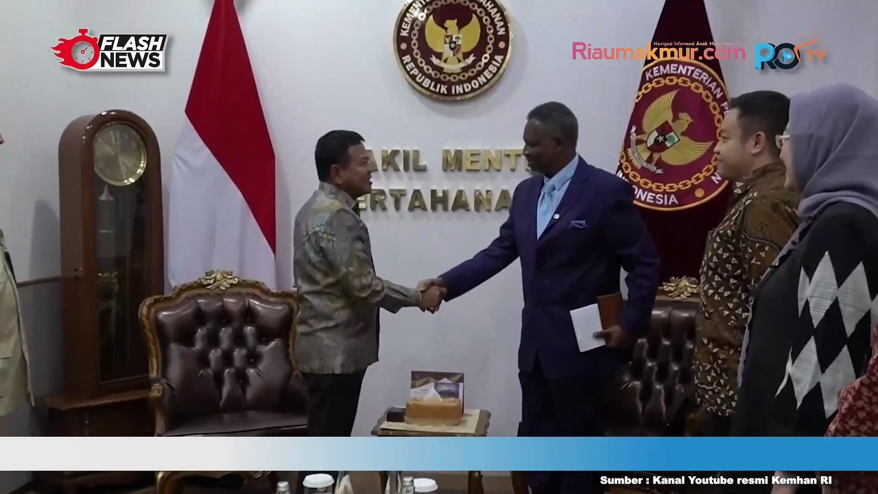 Kunjungan Kehormatan Delegasi Regional Komite Internasional Palang Merah Ke Kantor Kementerian Pertahanan RI
