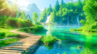 Relaxing Piano Music with Beautiful Nature - Stop Overthinking, Stress Relief Music, Calming Music