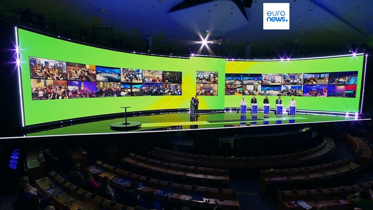 Debatte der EU-Spitzenkandidaten: Von der Leyen hält an Meloni fest