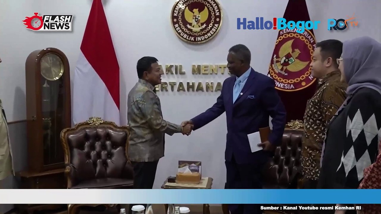 Wamenhan M. Herindra Terima Kunjungan Kehormatan Delegasi Regional Palang Merah di Kemhan