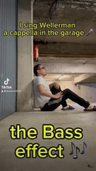 I sing Wellerman Accappella in the garage (The bass effect) 