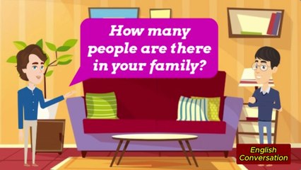 English Conversation Practice  | Simple Q & A about Family | Well English | Practice English