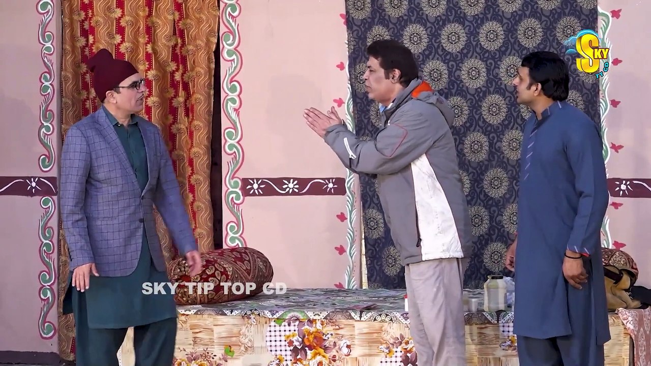 Sajan Abbas and Asif Iqbal _ Abid Charlie _ New Stage Drama _ Vari Tere ...