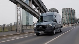 Mercedes-Benz eSprinter PRO in Blue grey Driving Video