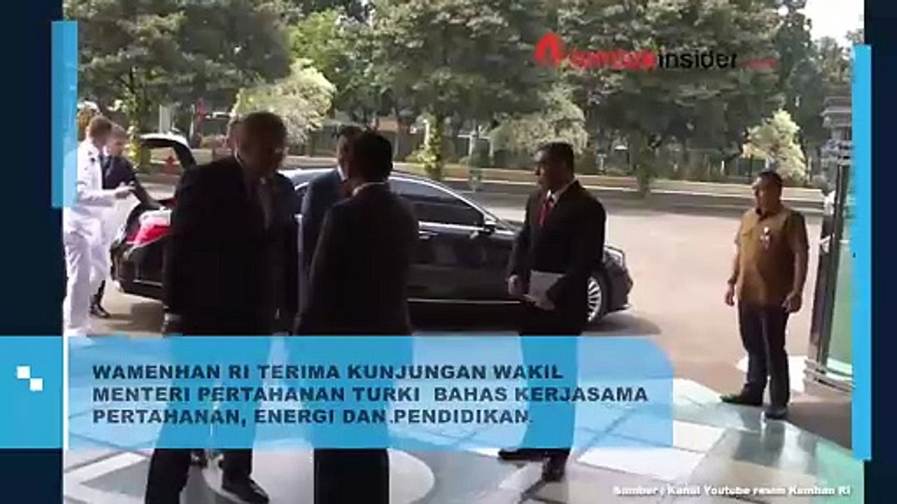 WAMENHAN RI TERIMA KUNJUNGAN WAKIL MENTERI PERTAHANAN TURKI BAHAS KERJASAMA PERTAHANAN, ENERGI DAN PENDIDIKAN