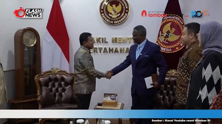 KUNJUNGAN KEHORMATAN DELEGASI REGIONAL KOMITE INTERNASIONAL PALANG MERAH KE KANTOR KEMENTRIAN PERTAHANAN RI