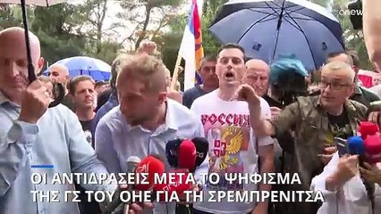 Ευχαρίστησε Ελλάδα και Κύπρο ο πρόεδρος της Σερβίας για την αποχή από το ψήφισμα της Σρεμπρένιτσα