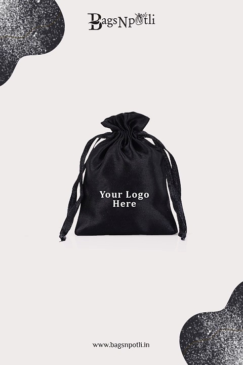 Satin Drawstring Packaging Pouch