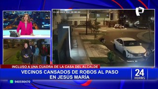 Ola de asaltos en Jesús María: encañonan a estudiantes a media cuadra de la casa del alcalde