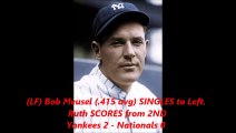 1927 Yankees (Game 17) Yankees @ Nationals ; Meusel, Lazzeri carry Yanks spotty pitching (5/2/1927)