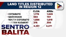 Higit 4,200 agrarian reform beneficiaries sa SOCCSKSARGEN, may sarili ng lupa sa tulong ng administrasyon ni PBBM; mga benepisyaryo, wala nang babayaran sa mga natanggap na lupa