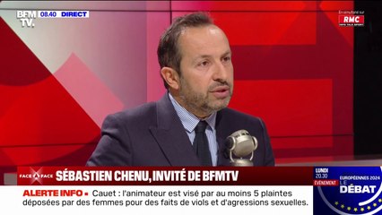 Sébastien Chenu (RN): "Quelqu'un qui tombe à la mer, on lui tend la main, on le nourrit, on le secourt, on le ramène dans son pays d'origine"
