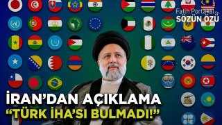 VEFASIZ İRAN TÜRK BAYRAĞINI KULLANMADI! İRAN’DAN AÇIKLAMA “TÜRK İHA’SI BULMADI!”