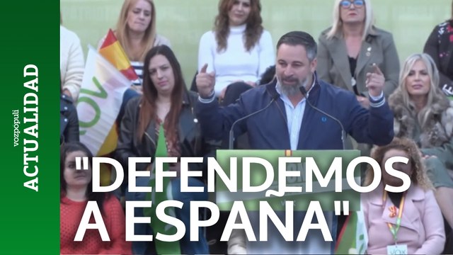 Abascal reivindica a Vox como el único partido que defiende a España