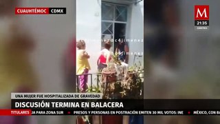 Discusión termina en balacera en la alcaldía Cuauhtémoc; mujer es hospitalizada de gravedad