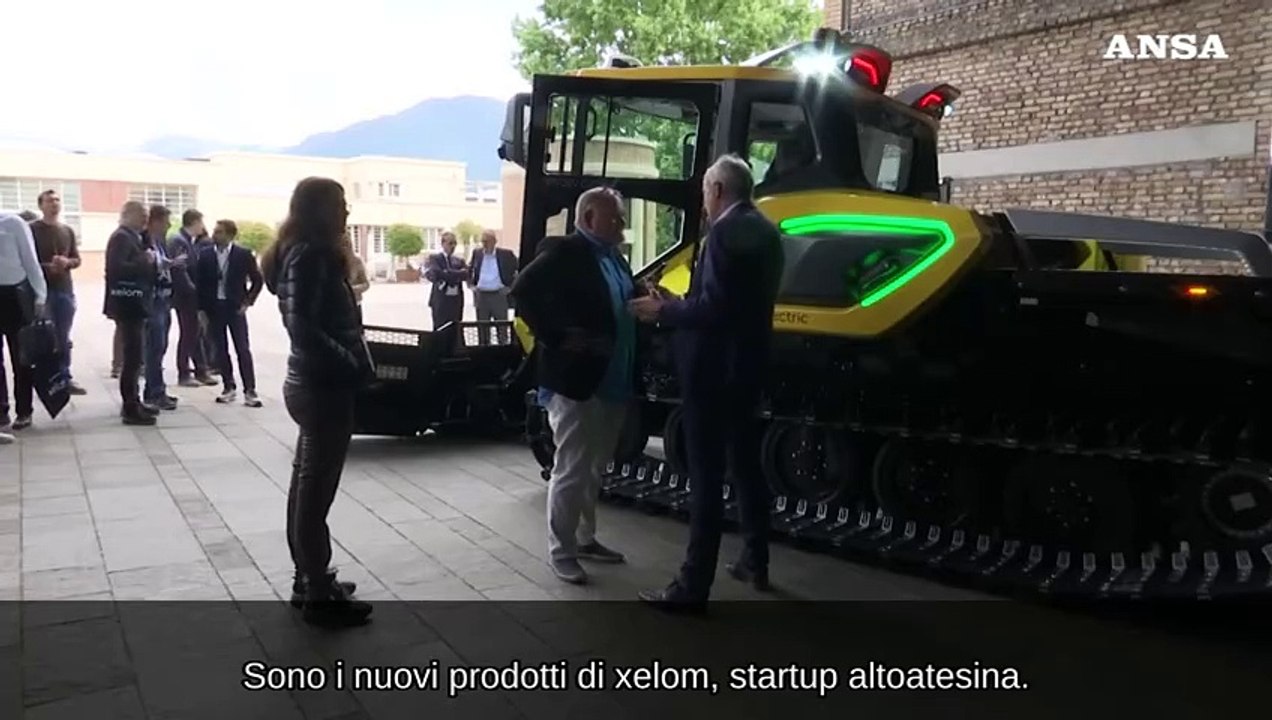 Mezzi elettrici sulle piste da sci e nei campi coltivati