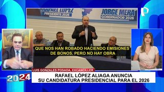 Gonzales Posada sobre candidatura de Rafael López Aliaga: 