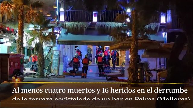 Al menos cuatro muertos y 16 heridos en el derrumbe de un edificio en Palma