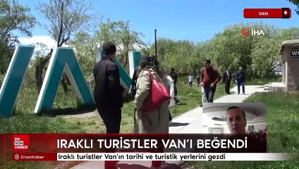Iraklı turistler Van’ın tarihi ve turistik yerlerini gezdi