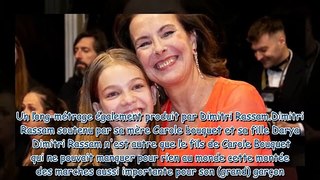 PHOTO Carole Bouquet  Sa petite-fille Darya  si fière  de son papa Dimitri Rassam ovationné, l'émot