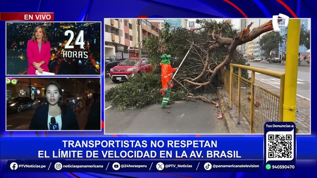 Luis Quispe Candia: Accidentes en Av. Brasil se deben a que esta vía carece de señales de velocidad
