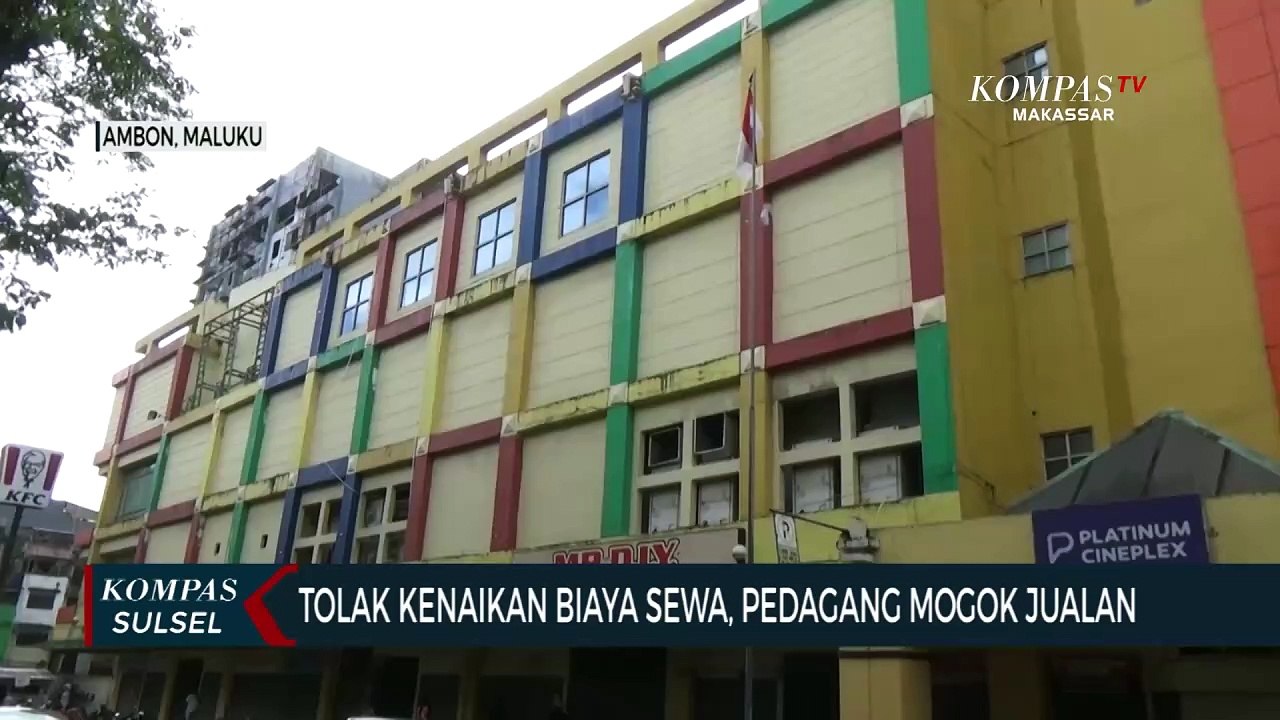Tolak Kenaikan Biaya Sewa, Pedagang Mogok Jualan