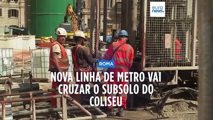 Nova linha do metro de Roma não terá gladiadores, mas vai passar por baixo do Coliseu