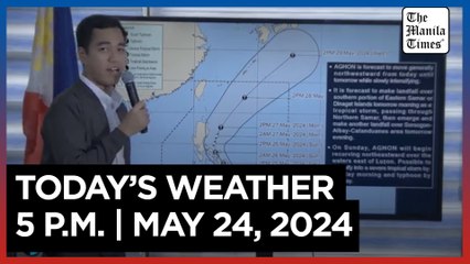 Live Weather Update at 5 P.M. | May 24, 2024 ☀️