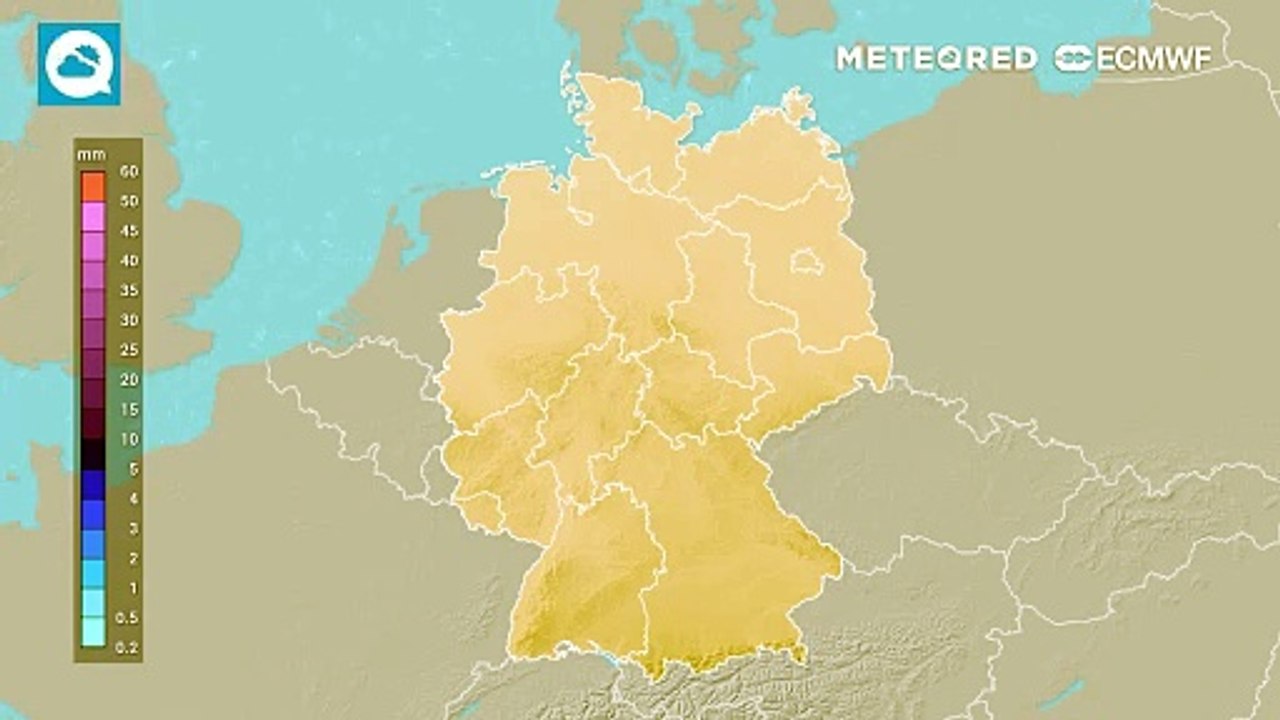 Nässe und kein Ende: regional kann sogar noch mehr vom Himmel kommen, als die aktuelle Animation zeigt!