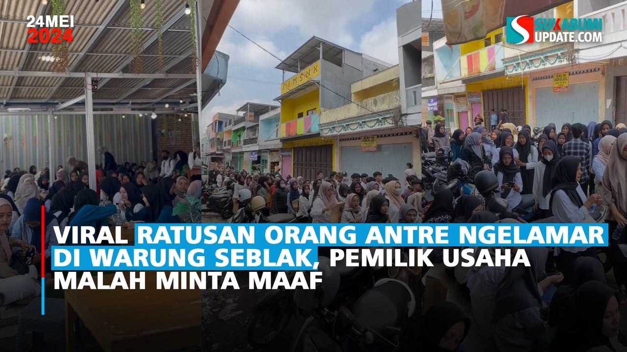 Viral Ratusan Orang Antre Ngelamar di Warung Seblak, Pemilik Usaha Malah Minta Maaf