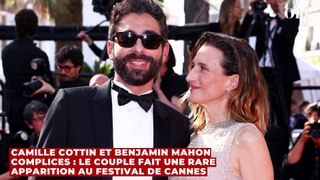 Camille Cottin et Benjamin Mahon complices : le couple fait une rare apparition au Festival de Cannes