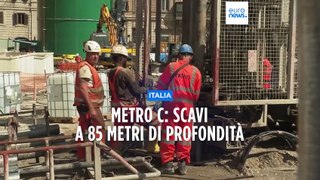 Roma: scavi fino a 85 metri per il prolungamento della metropolitana C