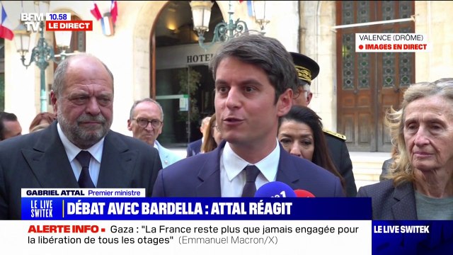 Débat avec Bardella: Hier, les masques sont tombés , réagit Gabriel Attal