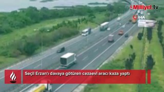 Seçil Erzan'ı taşıyan araç kaza yaptı