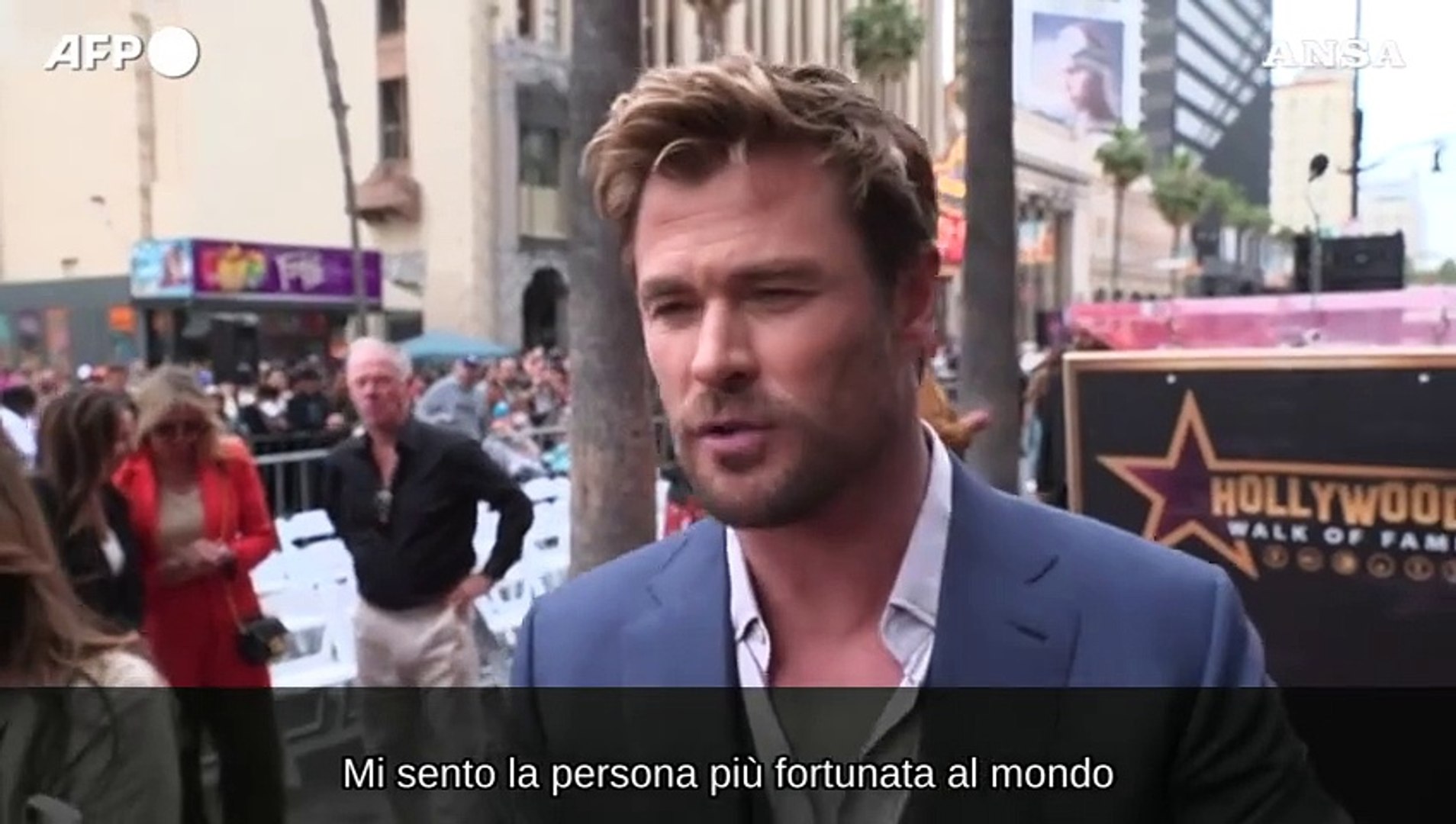 Una stella per Thor, Chris Hemsworth protagonista sulla Walk of Fame