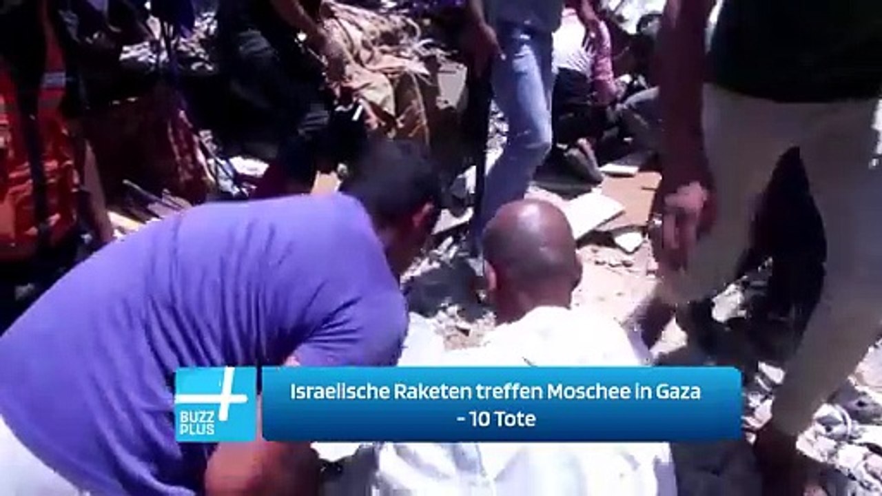 Israelische Raketen treffen Moschee in Gaza - 10 Tote