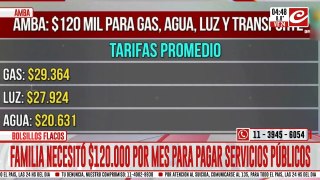 Trabajar para pagar servicios, el drama de millones de argentinos