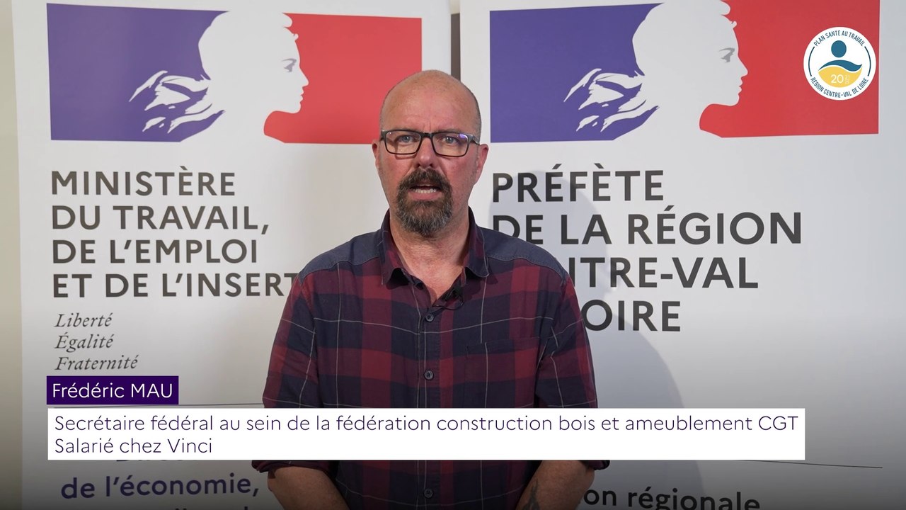 Interview - Frédéric MAU Secrétaire fédéral au sein de la CGT et Salarié chez Vinci - J'ACT Silice CGT
