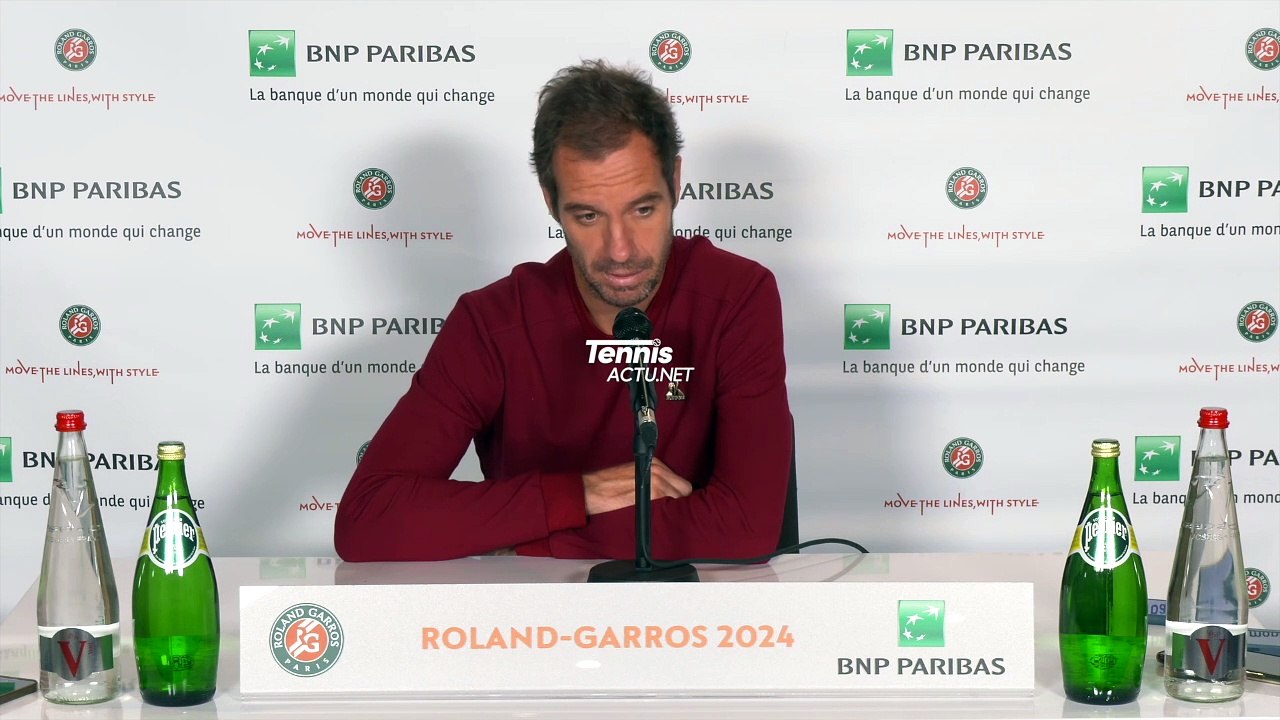 Tennis - Roland-Garros 2024 - Richard Gasquet : "J'ai envie de jouer, j'ai envie de le gagner... "