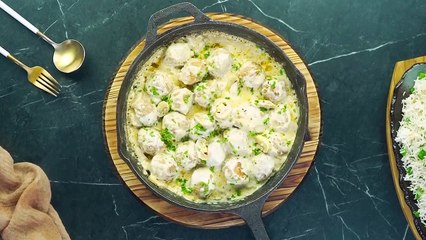 Creamy Kofta Curry_ Savory Delight_ Kofta in Mushroom Sauce Recipe Unveiled!