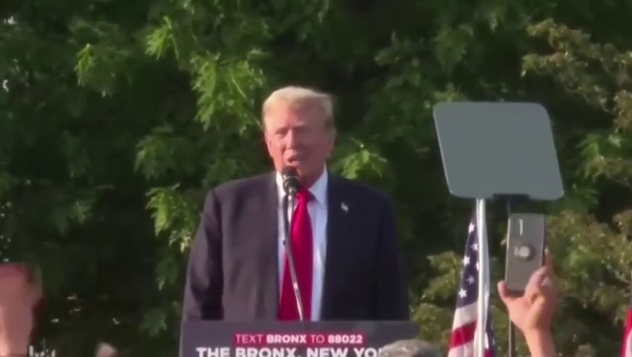 President Trump holds MAGA Rally in South Bronx, NY