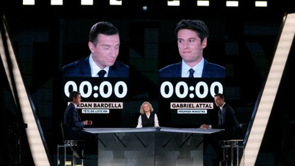 Débat sur France 2 : trois moments où Jordan Bardella s'est fait bousculer par Gabriel Attal